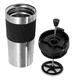thumbnail image 1 of Termo Para Café Con Prensa Francesa 450ml Portátil Xtellar Plateado, 1 of 3