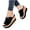 Black, variant on FRSASU Women Boots Sandals,Summer Womens Slope Heel Thick Bottom Flip Flop Solid Shoes Sandals