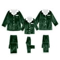 thumbnail image 7 of HNMKIU Christmas Family Pajamas Matching Sets Long Sleeve Sleepwear Cozy Holiday Nightwear for Mom Green，Mom_XXL, 7 of 7