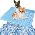 thumbnail image 1 of Esterilla de enfriamiento automático para perros y gatos, almohadillas de enfriamiento lavables para mascotas, manta para dormir, esterilla para dormir de seda helada, cama para dormir transpirable, 1 of 5