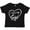 AB-Black, variant on Inktastic I Love My Gigi in White Chalk Heart Boys or Girls Toddler T-Shirt