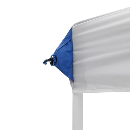 Ozark Trail 10x10 Instant Pop Up Canopy Tent with Simple Push Setup – Straight Leg Pop-Up Tent for Tailgating, Camping & Events, White