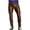 Brown, variant on fartey Men Plus Size Leather Pants Trendy Business Slim Fit Motorbike Trousers with Pockets Zipper Button Straight Leg Pant