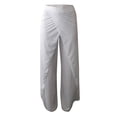 thumbnail image 3 of CNKOO Women‘s Solid Color Split High Stretch Exercise Yoga Leisure Pants, 3 of 8