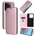 thumbnail image 1 of For Xiaomi Redmi Note 13 Pro Carbon Fiber Texture Flip Leather Phone Case(Pink),iPhone 16, 1 of 7