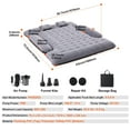 thumbnail image 2 of JWRWEFA 6–6.5 FT Truck Bed Air Mattress with Pump, 800 LBS Pickup Airbed for Ford F-150 Chevy Silverado Tacoma, Waterproof Inflatable Camping Mattress for Truck Bed, 2 of 10