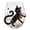 Black Cat, variant on Halloween Wine Glass, 15oz Witches Stemless Glass, 3D Artisanal Pumpkin Glassware, Spooky Happy Halloween Drinking Cup, Handcrafted Halloween Animal Bar Glass Decor, Party Gifts, 1 Pack,Octopus