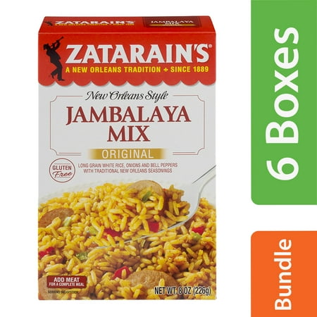(6 pack) (6 Pack) Zatarain's Jambalaya Rice Mix, 8 oz