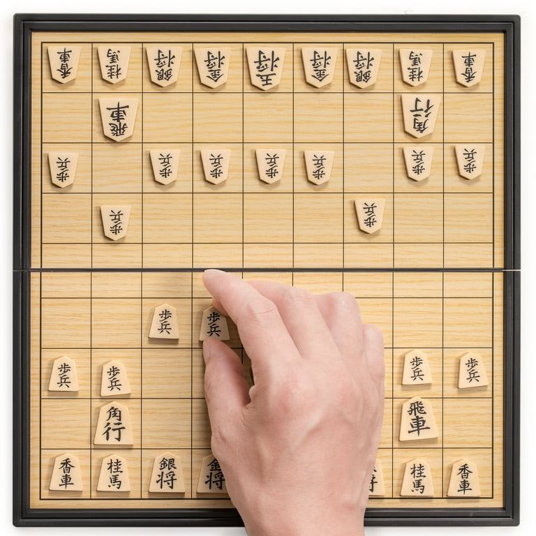 Shogi Japanese Chess Magnetic Travel Game Set - 9.75-Inch