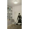 thumbnail image 4 of Bazz Lighting C15579cr Glam 5 Light 12" Wide Semi-Flush Drum Ceiling Fixture Wit - Chrome, 4 of 9