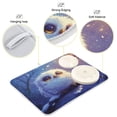 thumbnail image 4 of Kitchen Drying Mat 18x24In Drying Dish Mat Dish Drying Mats Kitchen Countertop Multi-Function Drain Drying Mat Kitchen Table Picturesque Owl, 4 of 8