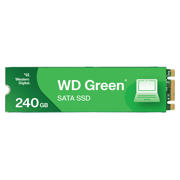 Western Digital 240GB WD Green SATA SSD, Internal M.2 2280 Solid State Drive - WDS240G3G0B-00BJF0