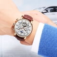 thumbnail image 3 of Reloj de cuero genuino para hombre, reloj mecánico automático, reloj mecánico hueco resistente al agua, reloj para hombre, 3 of 6