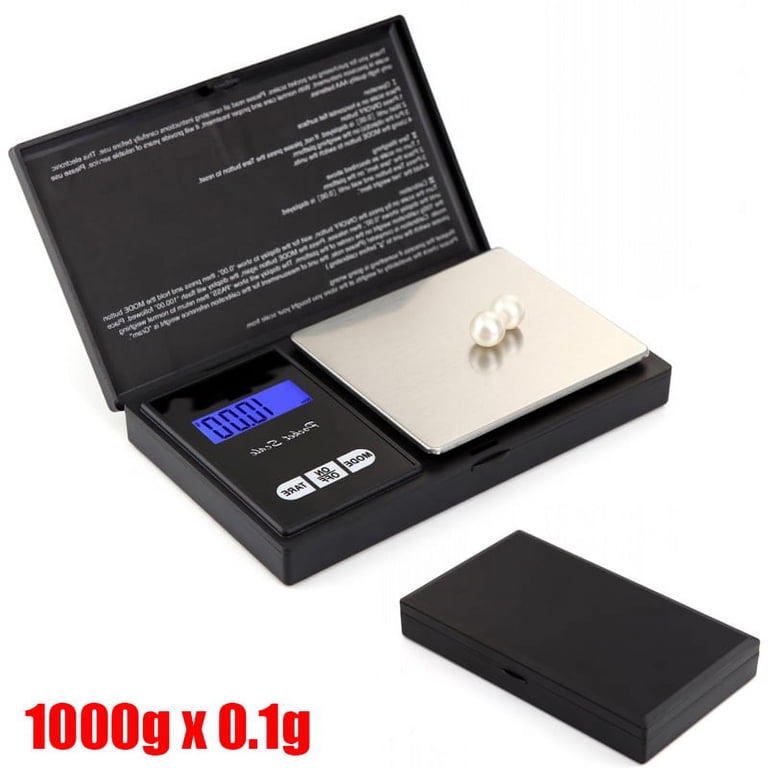 Milligram Scale Pocket Digital Scale 1000g X 0.1g - Jewelry Gold Silver ...