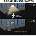 thumbnail image 3 of Lámpara de pared exterior LED solar con sensor de movimiento, lámpara de pared exterior con energía solar, lámpara de pared de doble uso sin orificio (blanca), lámpara de pared exterior impermeable, 3 of 5