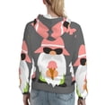 thumbnail image 7 of Daiia Summer Gnome 1 Pattern Women's Fashion Hoodies & Sweatshirts with Kangaroo Pocket Hooded Sweatshirt with Eye-catching Drawstrings-Large, 7 of 7
