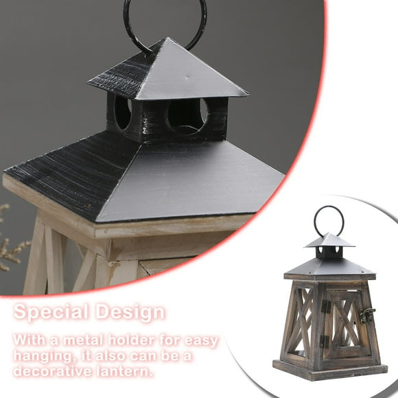 Candle Stick Holder Vintage Outdoor Balcony Ornaments Hanging Metal Vintage Lantern Aesthetic Candlestick Gift Decoration Accessories Coffee
