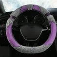 thumbnail image 6 of RNLUGM Car Accessories Car Steering Wheel Cover 38cm Universal Elastic Steering Wheel Cover Winter Steering Wheel Cover Car Warm Handle Cover, 6 of 6