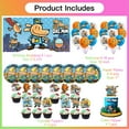 thumbnail image 6 of Dog Man Birthday Party Supplies Balloons Paper Plates Decoration Cake Topper Decor Tableware Banner Backdrop, 6 of 7