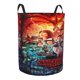 thumbnail image 2 of Cesta de almacenamiento grande Stranger Things, cesto para ropa sucia, baño, decoración del hogar, cesto de almacenamiento redondo plegable, cesto para ropa para niños y niñas, cajas, ropa S, 2 of 8