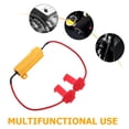 thumbnail image 3 of PAMINGONO 2Pack Metal Film Resistors Red Aluminum For Automotive Applications And High Power Devices, 3 of 8