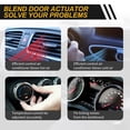 thumbnail image 6 of Unique Bargains HVAC Heater Blend Door Actuator Replacement for Cadillac Escalade 2002 AC Heater Actuator Air Door Actuator Replace 1572505/604113, 6 of 6