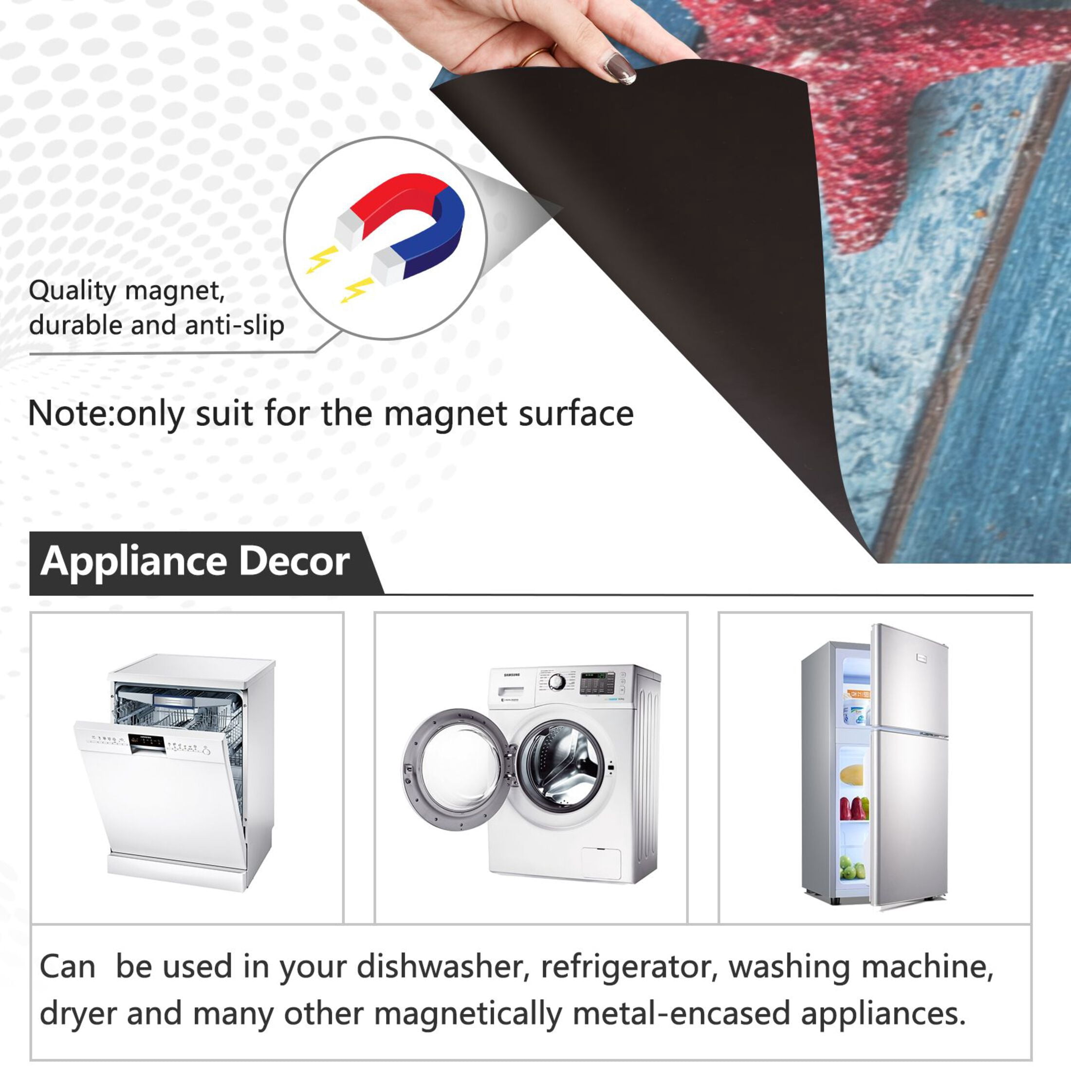 Dishwasher Sticker Magnetic Dishwasher Sticker Magnetic Decorative Sticker Refrigerator Sticker Dishwasher Decorative Stickers Summer Starfish Beach