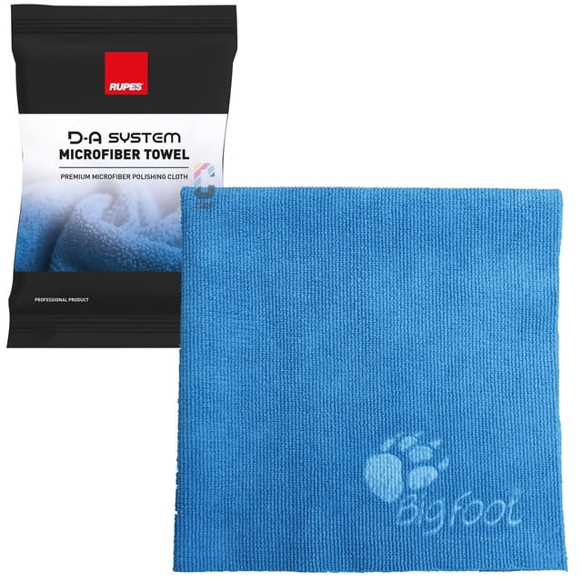 Toalla RUPES D-A System de microfibra azul 41x41 cm