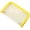 Yellow, variant on Clear Pencil Pouch,Makeup Bag,8.50"x4.8",Durable Water-Resistant Pencil Bags with Zipper,Portable Travel Toiletry Bags,Multi-use Transparent Pouch for Stationery,Office & Travel Supplies(Yellow)