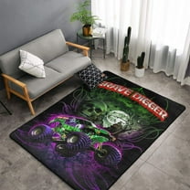 Area Rugs Soft Non-Slip Floor Mats Monster Truck Jam Carpets Doormat for Living Room Bedroom Decor 60"x39"