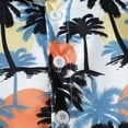 thumbnail image 5 of Lilgiuy Little Boys Hawaiian Clothes Summer Print Short Sleeve Button Down Loose Tops Shorts Set for Fishing Swimming, 5 of 5