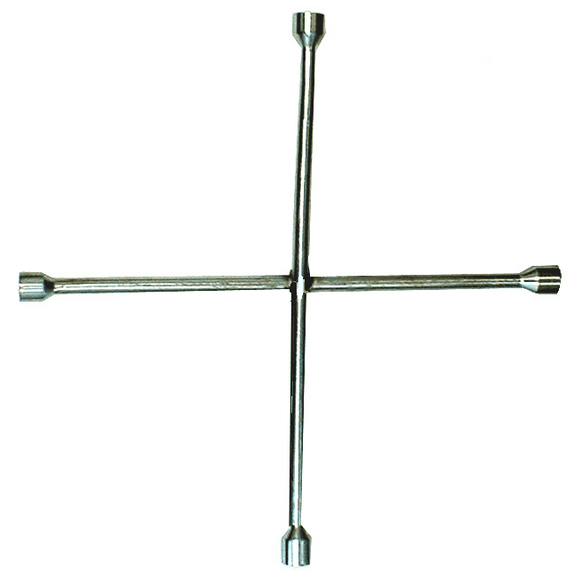 Rodac RD35635 14" Chrome Cross Lug Wrench
