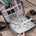 thumbnail image 3 of Estuche para cable de carga Seitruly Bolsa de transporte Azul oscuro, 3 of 6