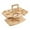 Brown, variant on IPEWLEX Portable Lightweight Wooden Wine Table with Foldable Snack Tray for Indoor and Outdoor Use, Perfect for Beach, Camping, RV Trips, and Outdoor Events