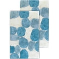 thumbnail image 5 of Chesapeake Pebbles 2 pc Aquamarine Bath Rug Set (20"x32" & 20"x32"), 5 of 5