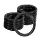 thumbnail image 1 of Uxcell 12-Pack Anillos O de Resorte de Metal, Hebilla de Llaveros de Aleación de Zinc de 1" para Llaveros, Anillos de Hebilla de Disparo Redondos [Negro], 1 of 1