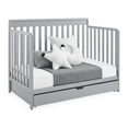 Delta Children Mercer 6in1 Convertible Crib with Storage Trundle