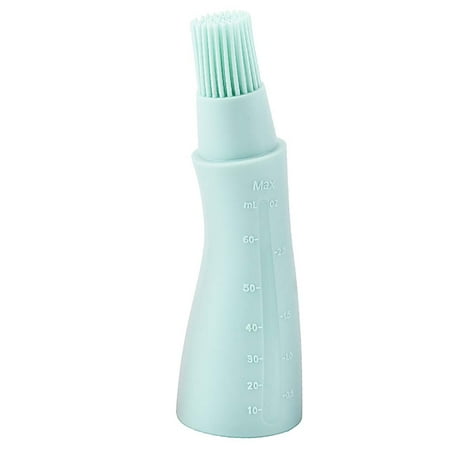 

Non-transparent Silicone Baking Brush with Crooked Oil Bottle Heat Resistant Basting Brush with Scales