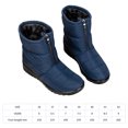 thumbnail image 3 of Zapatos De Nieve De Tobillo Botas de nieve forradas de piel, Botas de nieve para tobillo, mujeres acogedoras de talla grande para actividades al aire libre Wdftyju Tenis De Mujer Tenis De Hombre, 3 of 8