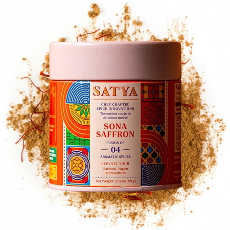 Satya Blends, Sona Chai, 2.12 oz, for Dessert & Golden Milk