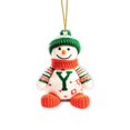 thumbnail image 2 of romoty Personalized Letter Y Snowman Christmas Ornament, 3.15 in Acrylic Monogram Initial Knit Snowman Pendant with Cord for Xmas Tree Wreath Mantel Decor Kids Stocking Stuffer Gift, 2 of 7