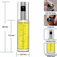 thumbnail image 4 of 100ml Vaporisateur Huile Avec Chelle, Pulverisateur Huile D'olive Avec Entonnoir Vaporisateur Huile Cuisine En Acier Inoxydable Avec Balais D'huil, 4 of 5