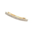 thumbnail image 4 of Barrette de Pelo Grande BLESIY Rhinestone Automático Oro, 4 of 7