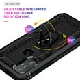 thumbnail image 4 of Compatible with Motorola Moto G Stylus 4G 2022 Case Built-in 360 Ring Holder Kickstand, Extreme Protection Military Armor Magnetic Car Dual Layer Protective Heavy Duty Phone Cover,Black, 4 of 7