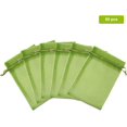 thumbnail image 2 of Paquete de 50 bolsas de protección para uvas, bolsa de protección para frutas y plantas de jardín con cordón, para proteger contra avispas, pájaros, moscas de cereza y otros insectos (30 * 20 cm) Rojo Verde, 2 of 5