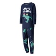thumbnail image 3 of Hirigin Store Christmas Family Pajamas Matching Set, Christmas Long Sleeve Cartoon Dinosaur Tops+Long Pants/Baby Romper, 3 of 9