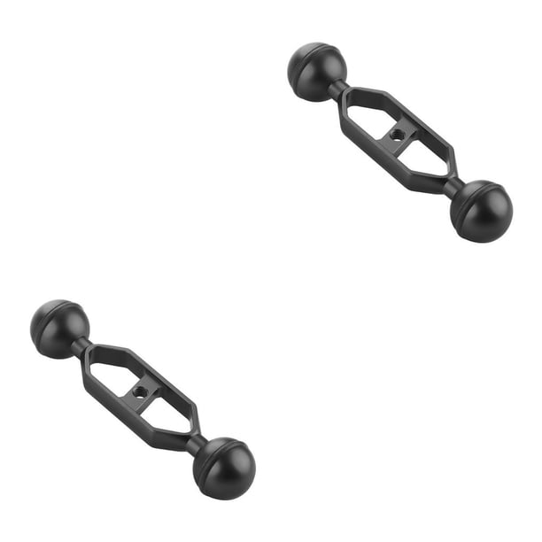 Sidaley 5 7 9 11 pulgadas cabeza de bola doble 1 adaptador de articulación brazo de extensión para abrazadera de mariposa subacuática montaje Type5 NO5