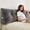 Dark Grey, variant on Headboard Pillow for Bed,Triangular Wedge Pillow Headboard Soft Support While Reading and Resting,Bed Bolster Cushion Headboard with Removable Cover, Queen (59"x8"x20")
