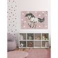 thumbnail image 4 of Marmont Hill Grooming Unicorn Canvas Wall Art, 4 of 4