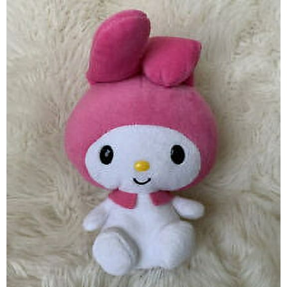 Ty Beanie Babies - MY MELODY Hello Kitty Sanrio Pink Bunny 6" Plush (NO TY HANG TAG)